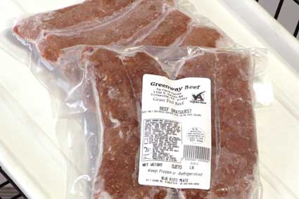 Bratwurst Ground beef
